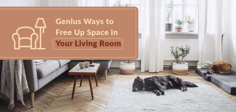 Genius Ways to Free Up Space in Your Living Room | Fusion Furniture Inc.